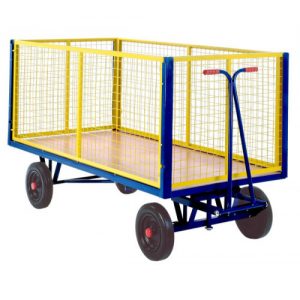 TURNTABLE TRUCK HIGH MESH SIDES